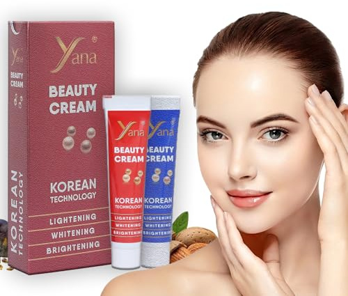 Yana Crème De Beauté À Technologie Coréenne Pour Blanchir Le Visage, Les Aisselles Et Tout Le Corps Au Glutathion À L'acide Kojique, Pour Les Zones Intimes Et Sensibles, Pour Homme Et Femme, 30g