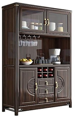 EINES Buffets und Sideboards Retro-Sideboard, Multifunktions-Spind, Wohnzimmer-Spind, Weinschrank, Küchenschrank, Teeschrank, Lagerschrank Farmhouse Buffet Server Bar Weinschrank
