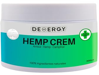 Gel crème de chanvre massage dos genoux 100 ml Ingrédients naturels Préparation pour sportifs Haute absorption rapide Arnica Menthol Romarin Usage topique