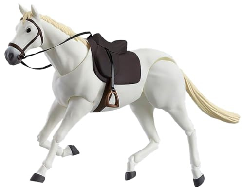 Zhongkaihua Pferd Actionfigur Statue Ornament Pferd Super Action Statue Figur Bewegliches Gelenk Austauschbares Zubehör Pferdefiguren Spielset mit Sattel und Zaumzeug