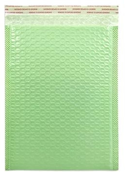 NihaoWXM Versandtaschen 10 Stück Bunte Luftpolstertaschen, selbstdichtende Verpackung, Geschäftsbedarf, gepolsterte, stoßfeste Umschläge, Versandtaschen(Light Green,10PCS_20X25CM)