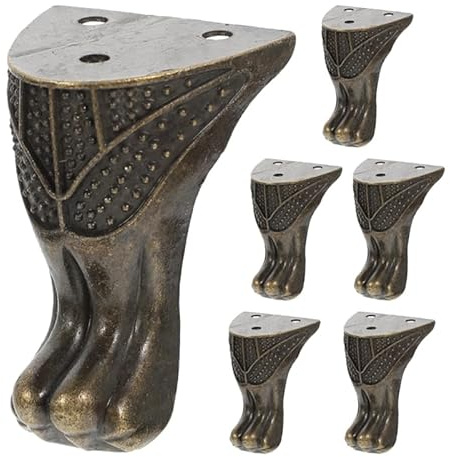 NUOBESTY Vintage Möbel Eckschutz Metall 6 Stück Dekorative Möbel Füße Für Stuhlbeine Und Tischkanten Stabilität Und Wohnkultur