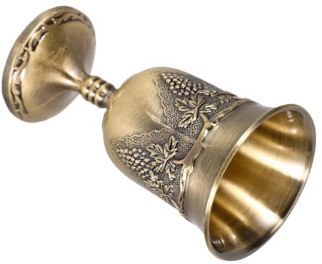 GLEAVI Copa De Vino Vintage para Beber Copa Decorativa Relieve para Licor De Estilo Antiguo para Boda para Beber Casa