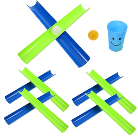 NOLITOY Teamwork Outdoor Spiele Pipeline Challenge Teiliges Balance und Kooperationsspiel für Geburtstagsfeiern und Teambuilding Vielseitig Anpassbar für Gruppentraining