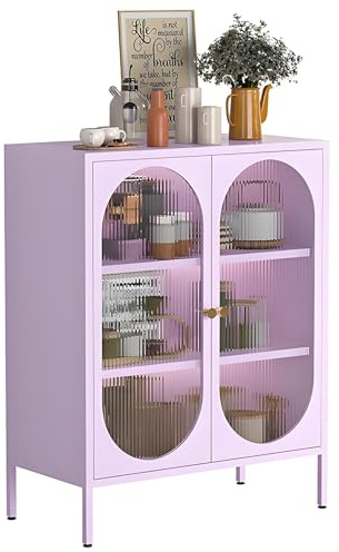 Armario de almacenamiento de metal resistente, 70 x 35 x 102 cm, estantería de acero, armario de gran capacidad para garaje, cocina y oficina, elegante diseño morado