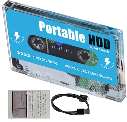 Pocket Super Console - di videogiochi Plug and Play con oltre 60000 giochi retrò, 70 emulatori classici, controller wireless, output 4K HD | Console di gioco portatile per TV, computer, intrat