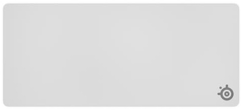 SteelSeries QcK Heavy Gaming Mousepad - Thicker, Non-Slip Silicone Rubber Base, Peak Tracking, Optimized for Gaming FPS, MOBAs, RTS, MMO - XXL Size 900 mm x 400 mm x 4 mm - White