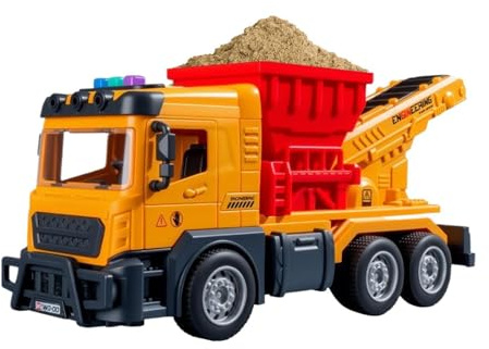 Bygglastbilar | Pedagogisk Elektrisk Dumper Med Ljud Och - Leksakslastbil för Sandtransport - För Pojkar Barn Vuxna Sand Jord Lekbana Tävling Födelsedagskalas
