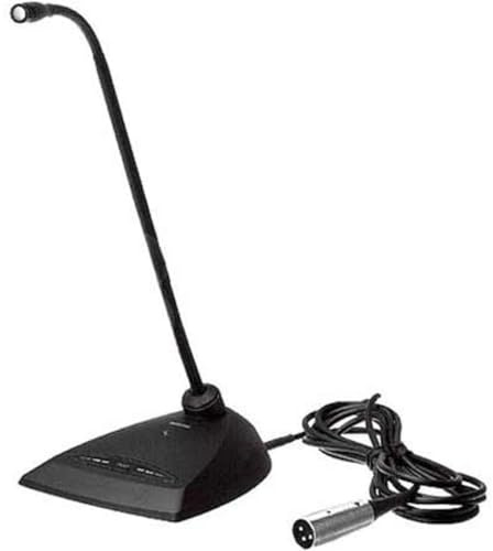 Shure MX412D/N 12 Microflex Gooseneck Desktop Microphone with 10 foot Cable, Program-Switch