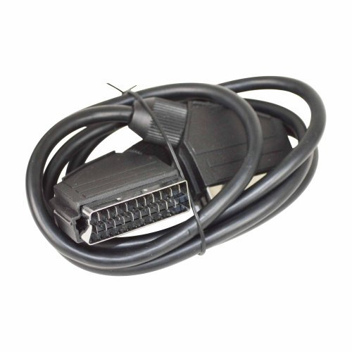 Status 1 Meter Scart to Scart Cable, Nickel Plated 7mm Replacement Lead, S1MNPSCART1PK6