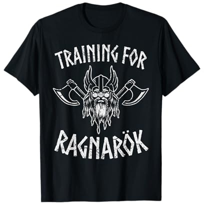 Männer Training For Ragnarök Sport Oberteil Kraftsport T-Shirt