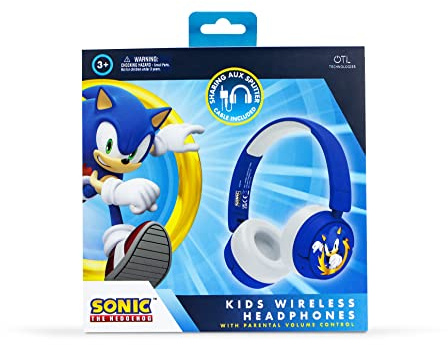 OTL Technologies -Cufie wireless per bambini Sonic HEDGEHOG