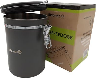 BPlanet Kaffeedose Luftdicht - Kaffeebohnen Behälter aus Edelstahl