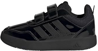 adidas Unisex Kids Tensaur Sport 3.0 Hook and Loop Kids Shoes, Core Black/Matte Black, 2 UK