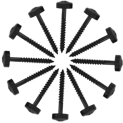 Zerodeko 12stücke Gitarrenhalsbefestigung Hardware Verchromt Edelstahl Halsverbindungsschrauben Halsplattenschrauben Zubehör Gitarren Hälse