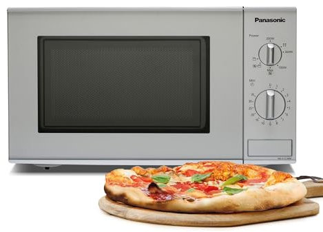 Panasonic NN-K121M - Microondas (1100W, 44,3 cm, 34 cm, 25,8 cm, 230 V, 50 Hz) Plata (Versión Importada)