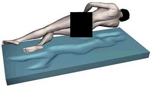 Supply24 since 2004 Gel + Visco Matratze Fusion Höhe 21 cm Gelmatratze Gelbett mit 5 cm Gel + 5 cm Visco Topper Keine Heizung benötigt Alternative für Wasserbett Matratze weich (90x200 cm)