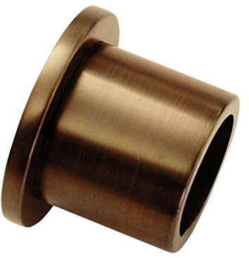 GARDINIA Wandlager für Gardinenstangen Ø 25 mm, Inklusive Befestigungsmaterial, Wandmontage, Serie Windsor, Metall, Bronze
