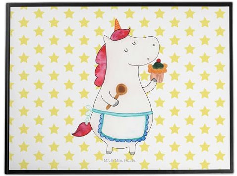 Mr. & Mrs. Panda Schreibunterlage Einhorn Küche - Geschenk, Koch, tischpad, Unicorn, Schreibtisch Unterlagen, Kuchen, Tischunterlage, Muffin, Motivation, schreibtischunterlagen, Torte