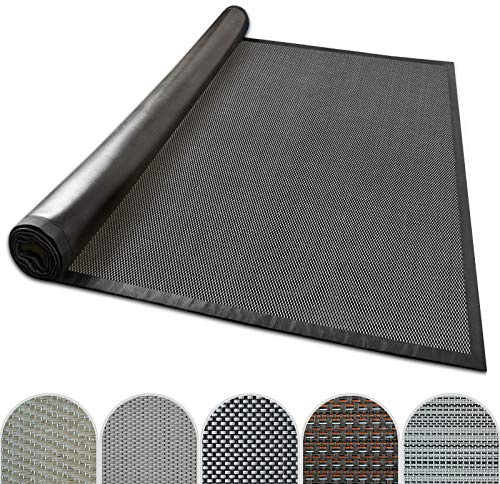 casa pura Outdoor-Teppich mit Bordüre | ideal für Terrasse, Balkon, Garten, Küche, Flur | aus Kunststoff wetterfest und rutschsicher | Viele Größen und Farben (Lucca, 160x230 cm)