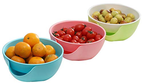 TOPBATHY Ciotola Per Snack Divisa Con Porta-gusci Ciotola Per Noci Pistacchi Girasole Ciliegie Caramelle Casuale