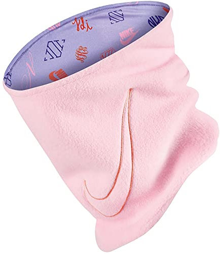 NIKE Youths Neck Warmer 2 Pink Foam Magic Ember Thermal Collar, Multicolor, One Size Unisex Adult, multicoloured, One size