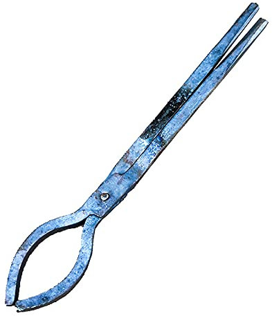 Tenaza de forja Pinzas de herrero en forma de U Herramientas de cuchilla Tenaza de forja para Engineer Blacksmith Forge Tenaza de forja 40cm 1kg