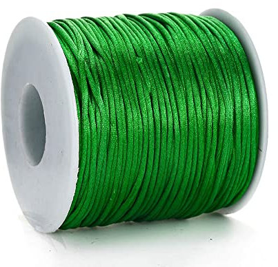 50 M/Rolle, 1 Mm, Baumwollkarte, Mehrfarbig, Knotenschnur, Nylonseil Für Schmuckherstellung, Zubehör, Diy, Geflochtenes Armband