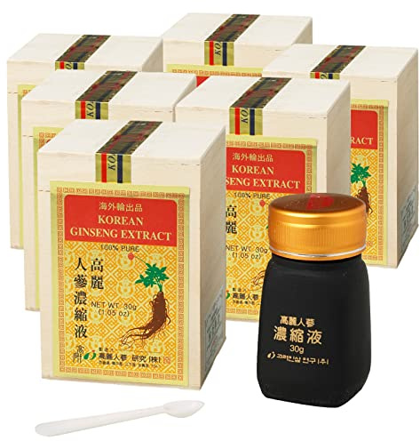 6x Equilibra Estratto Puro di Ginseng Coreano Rivitalizzante Tono ed Energia per Mente e Corpo - 6 Barattoli da 30g