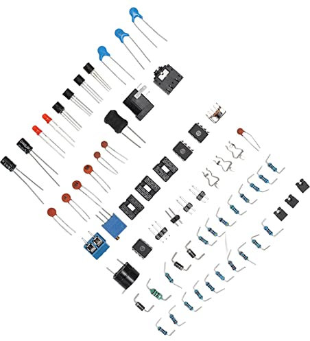 Haofy Tragbarer Griff Geigerzähler DIY Kit Bundle Unmontierte Ungeschweißte Kernstrahlungsdetektorteile 380V-550V, Geigerzähler Kit Bundle