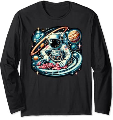 Cool Galaxy Astronaute Butcher Manche Longue