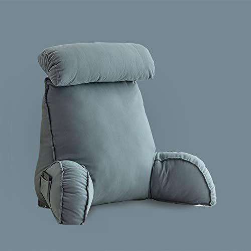 Großes Lesekissen mit Arm und Abnehmbarem Nackenkissen Rückenstützkissen für Stuhl & Sofa Perfekt zum Lesen und Fernsehen Entspannung