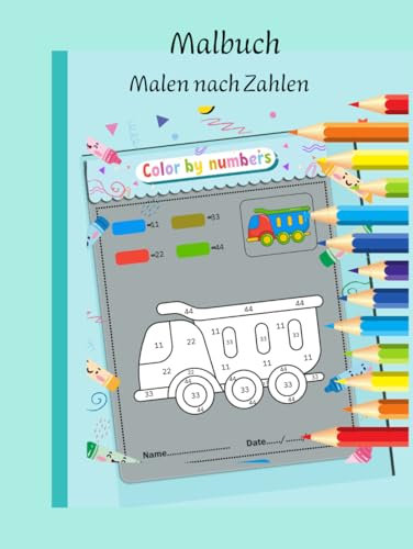 Malbuch: Malen nach Zahlen
