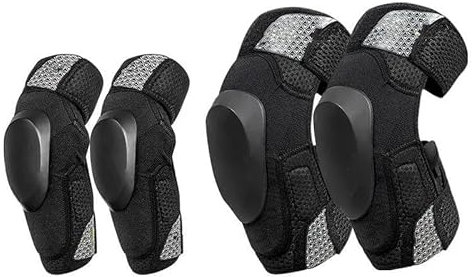 Rodilleras Motocross Ajustables Rodilleras para codo de motocicleta, equipo de protección para deportes al aire libre, motocicleta, ciclismo, monopatín, equipo Protector anticaída protección de rodill