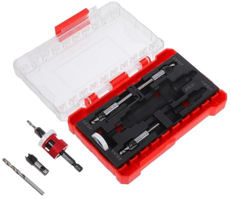 Holibanna Brocas Avellanadoras Tope De Profundidad Carpintería Kit De Herramientas Fácil De Usar