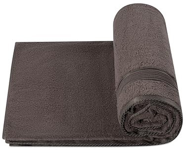altego Badetuch groß 100x180 cm Grau - Badehandtuch groß, Duschhandtuch & Saunatuch aus 100% Baumwolle - 500 g/m² Premium Qualität