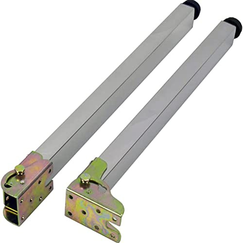 Gambe da tavolo regolabili in acciaio inox, piedini di supporto estensibili in metallo per mobili fai da te, scrivanie da ufficio e piani di lavoro (altezza 104 cm), design durevole, moderno e