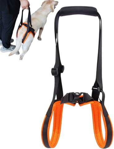 Hundetragetuch Für Hinterbeine,Atmungsaktive Stütz- und Tragegurte | Welpen-Hinterbein-Stützschlinge | Für Große Mittel Ältere Behinderte Verletzte Tägliche Spaziergänge Indoor Outdoor Wandern