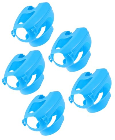 Homoyoyo 5pezzi Supporto Fisso per Piccioni in Plastica Supporto per Iniezione Delicato per Trasportino Riutilizzabile Accessori per Piccioni Dispositivo per Medicinali per Uccelli per Mang