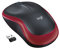Logitech M185 Kabellose Maus, 2,4 GHz mit USB-Nano-Empfänger, 12 Monate Batterielaufzeit, 1000 DPI Optical Tracking, Für Links- und Rechtshänder, Kompatibel mit PC, Mac, Laptop - Rot