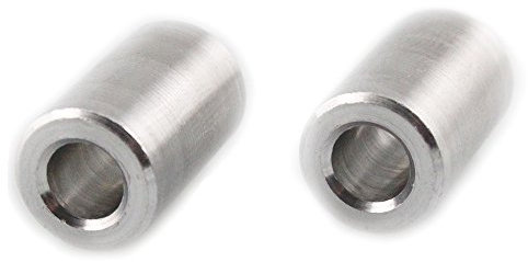 10 Stück Distanzhülse 10 X 5,3 X 8 Aluminium