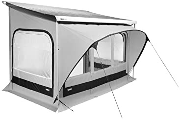 Thule Markisenzelt QuickFit M Anbauhöhe 225-244cm Wohnwagen Vorzelt Länge 350cm Markisenwand Caravan