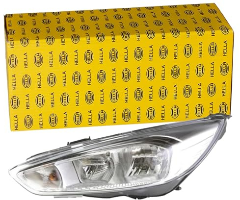 HELLA 1EE 354 827-011 Scheinwerfer - Ford Focus III - chrom - ECE/CCC | Kompatibel mit: FORD FOCUS III, FOCUS III Stufenheck, FOCUS III Turnier