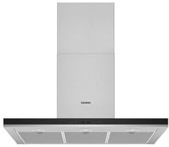 SIEMENS Hotte decorative murale LC97BHP50, Hotte murale,iQ500,90 cm, Inox