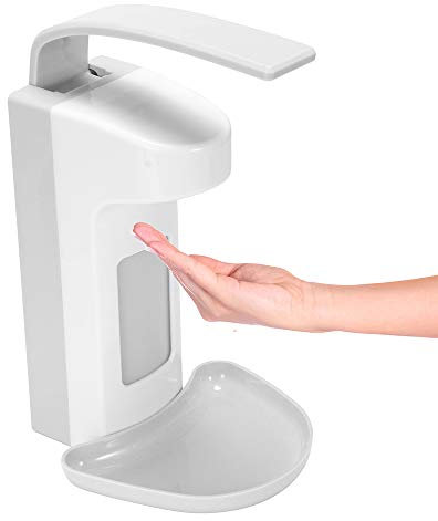 SOOTOP Manueller Seifenspender, an Der Wand Montierter Handwasch-desinfektionsspender, Ellbogenpress-desinfektion Kunststoffpumpe Geeignet Für Badezimmer Küche Restaurant Krankenhaus Hotel
