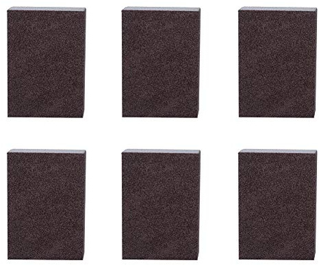 Estropajos de Limpieza Esponjas, 6pcs Esponja de esmeril portátil Cepillo Limpiador Borrador Cepillo de Limpieza de Fondo de Olla Almohadillas de Limpieza Borrador