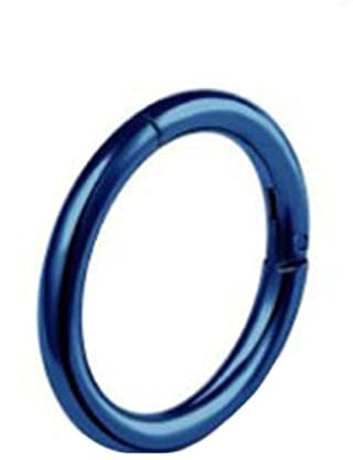 Gualiy 1 Stck Nasenstecker Chirurgenstahl, Nasenring Piercing 1mm Einfach Kreis Nasenpiercing Schmuck 1.0x12mm