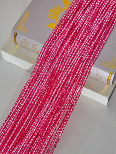 HAOSHICS Tenda per porta, pannello a parete con frange per finestre, divisori, per casa, patio, camera da letto, decorazione con nappe, nastro con striscia argentata, per matrimoni, caffetterie