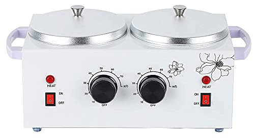Máquina de Templado de Chocolate Comercial de 200 W, máquina de Templado de Chocolate de Dos Tanques de 1200 ML, Blanco