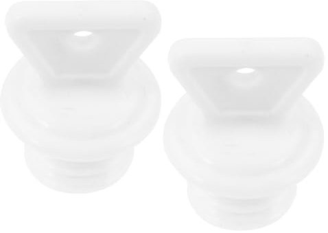 Yardwe Hot Water Bottle Stoppers 2pcs Hot Water Bottle Caps Rubber Hot Water Bag Sealing Plugs Water Sack Caps Replacement for Hot Water Bag, 4F37E11367SN